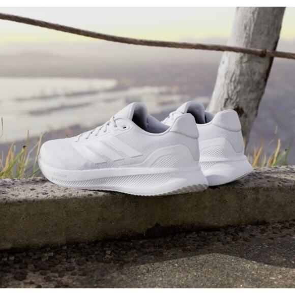 Adidas Men\'s Cloud White Runfalcon 5 Running Shoes Size 9 main image 13